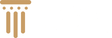 Logo with a gold column and the text Decision Lawyer & Attorney in white on a light gray background.