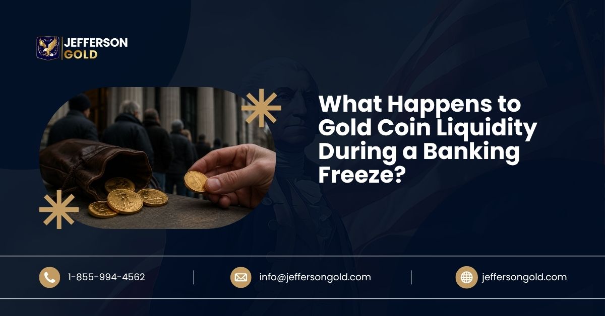 What Happens to Gold Coin Liquidity During a Banking Freeze?